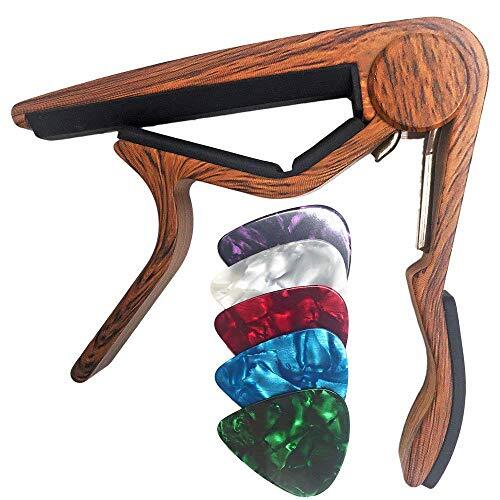 Classical Flat Guitar Capo for Nylon String Guitars Flat Capo Rosewood