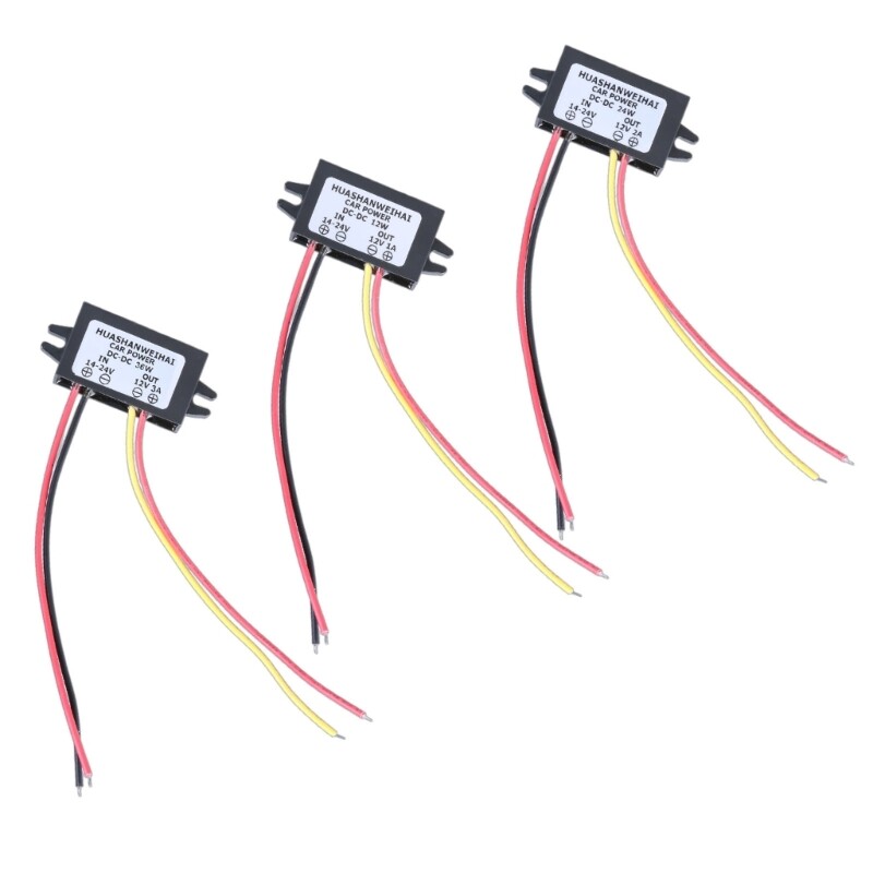 Car Power Regulator, Step Down Converters Module 14V to 12V Conversion Module