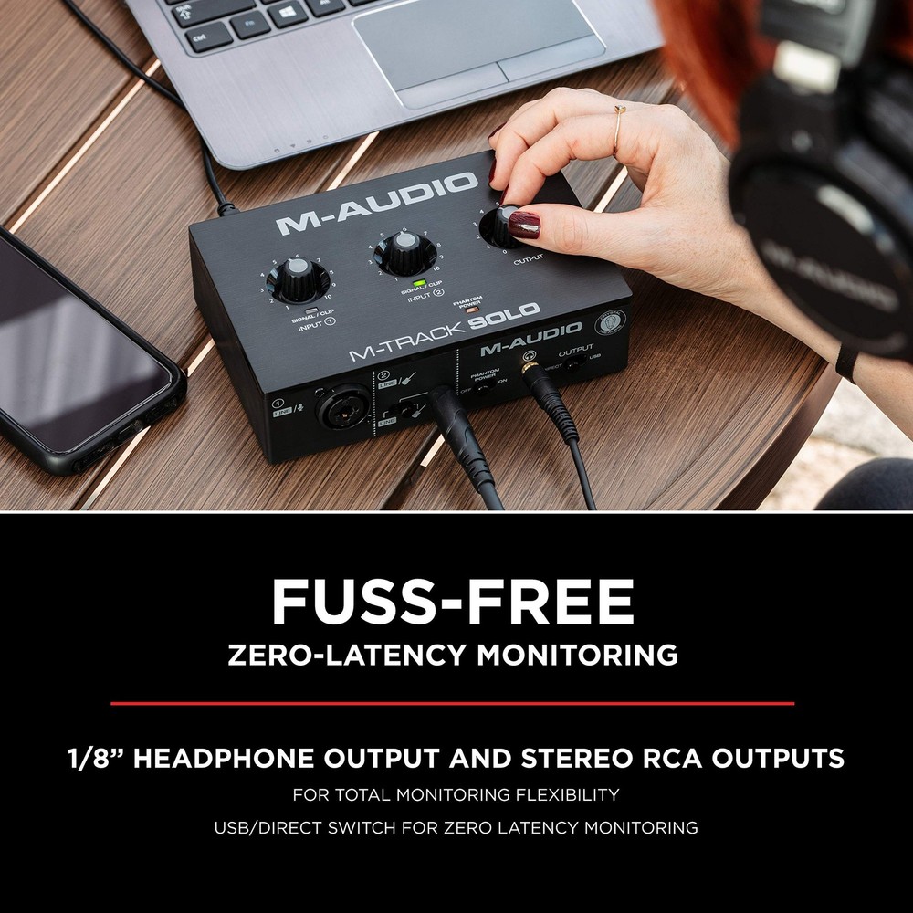 USB Audio Interface for Recording, Streaming, Podcasting | XLR, Line, DI Inputs