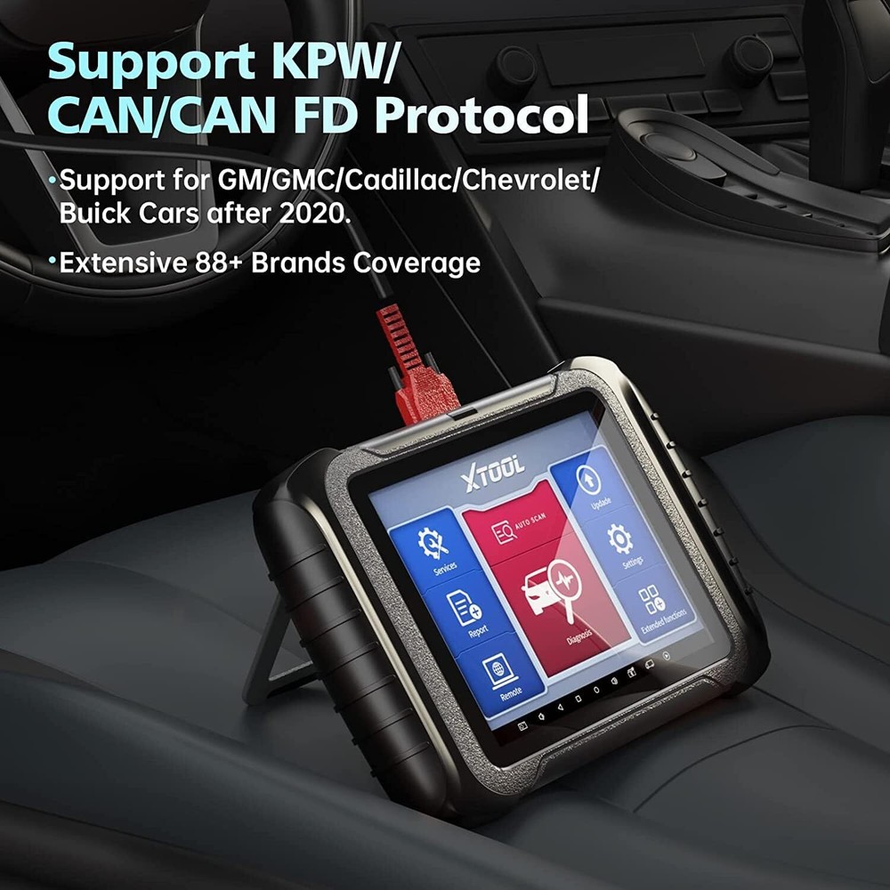 XTOOL D8 OBD2 Bi-Directional Scanner Auto Diagnostic CAN FD Key Programming Tool