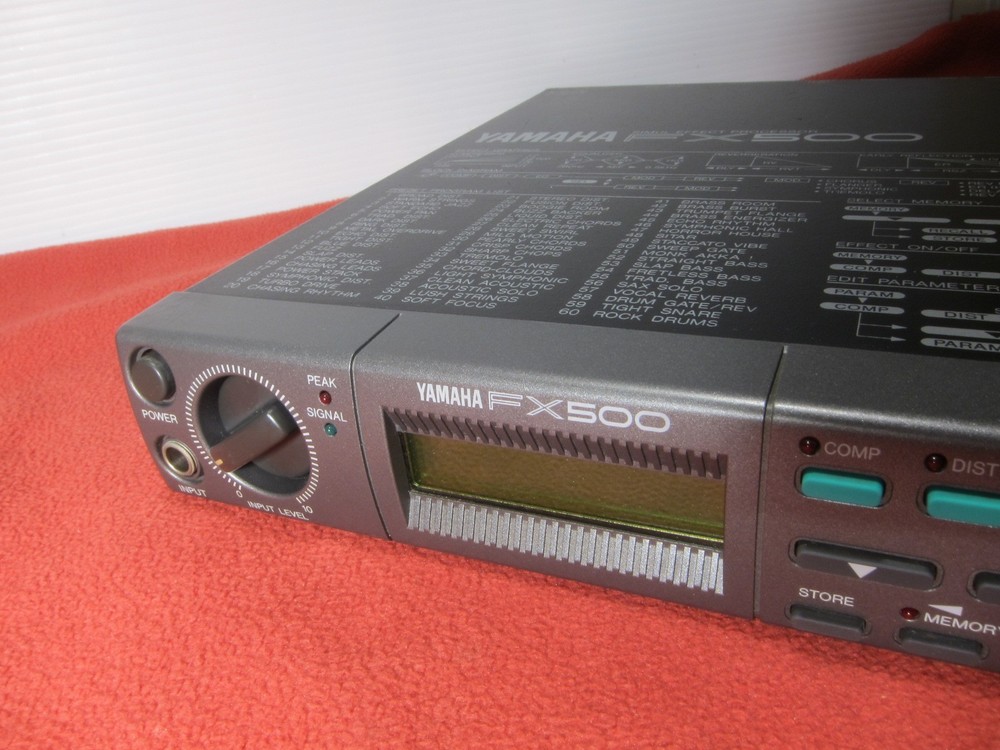 Yamaha Multi Effects Processor FX500 Guitar Effect w/ AC Adapter / Fast Shipping