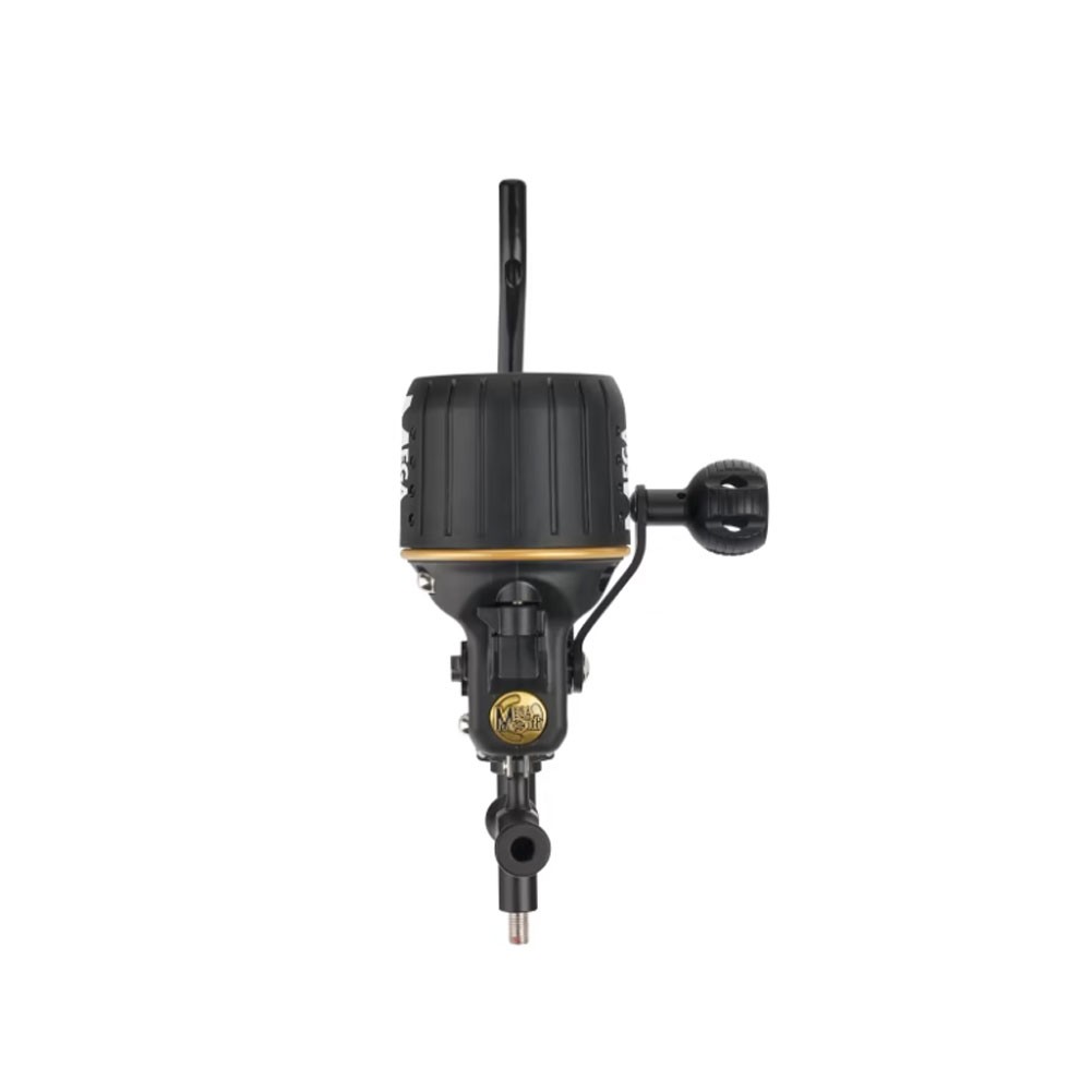 AMS BOWFISHING MegaMouth 2.0 Bowfishing Reel, Hex Through-Tube Rod, Mount