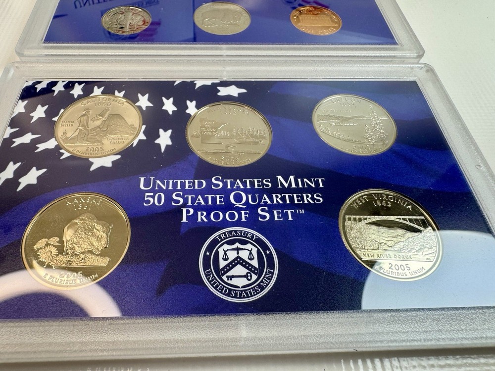 2005-S United States Mint Proof Set, total 11 coins