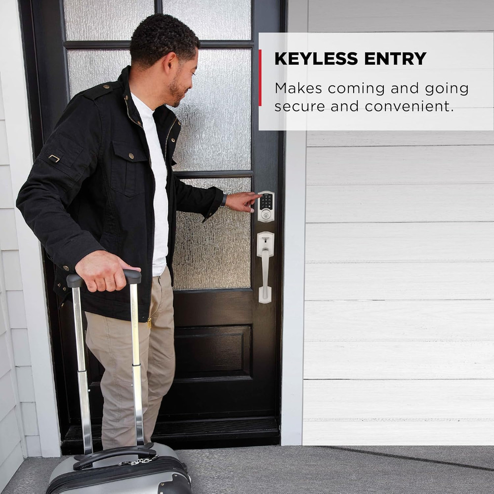 Smartcode 270 Keyless Entry Electronic Touchpad Deadbolt Door Lock with Auto-Loc