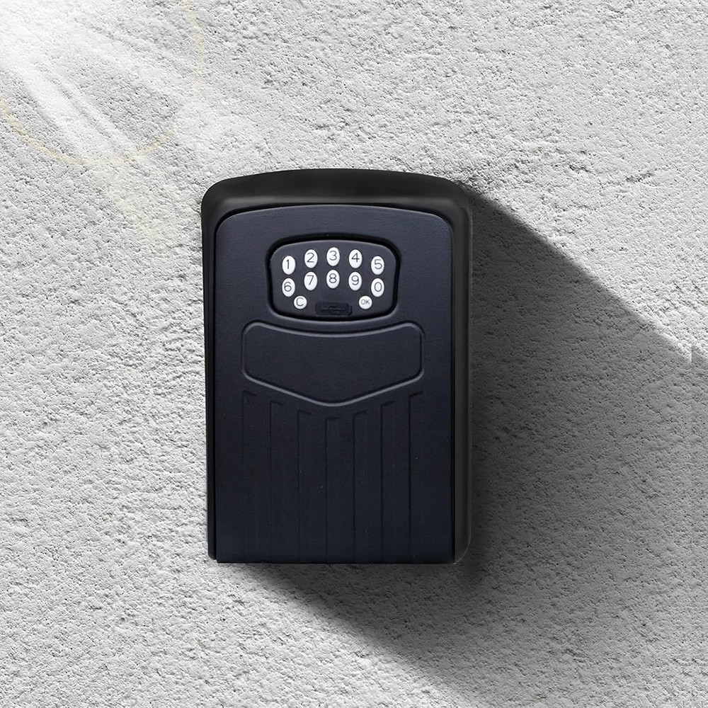 Smart Key Lock Box, APP Control Bluetooth Wireless Lock Box for House Key Outdoo