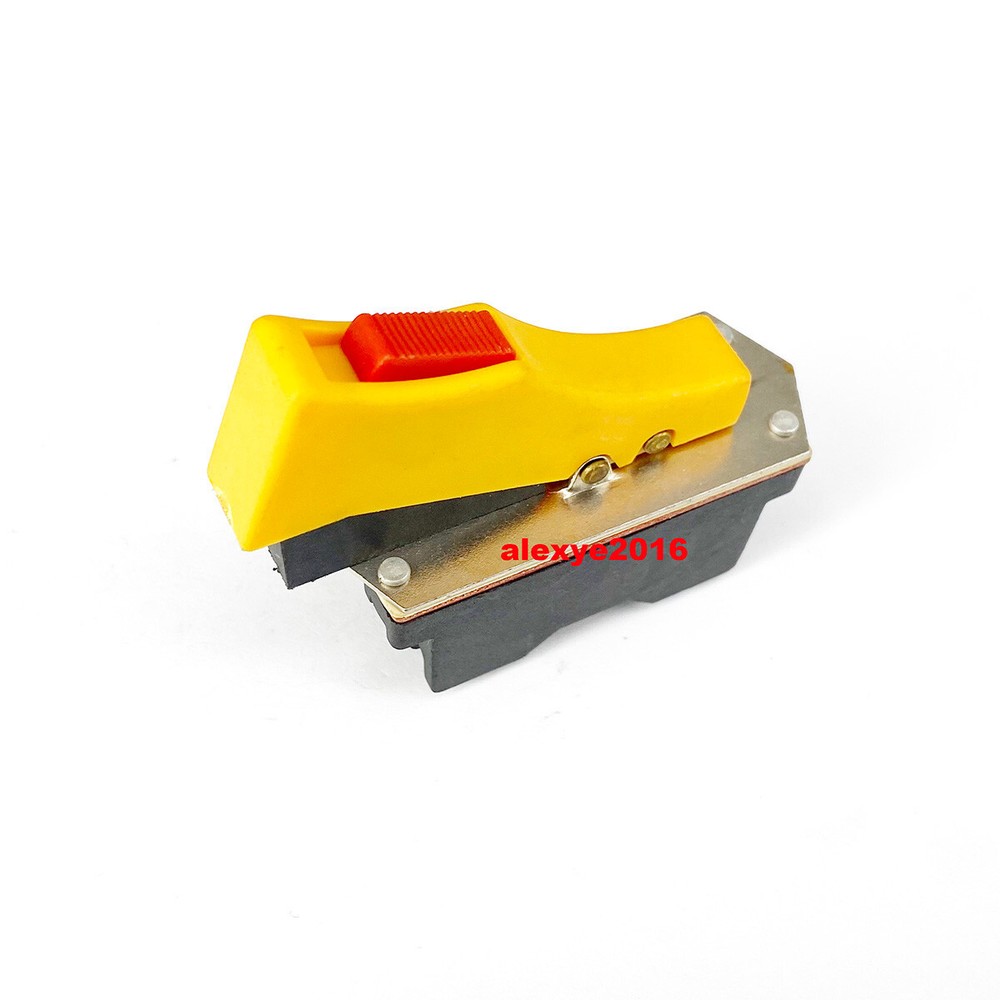 STH DKA-10 Switch 15A 125V AC Yellow Button with Red Small Locking Button
