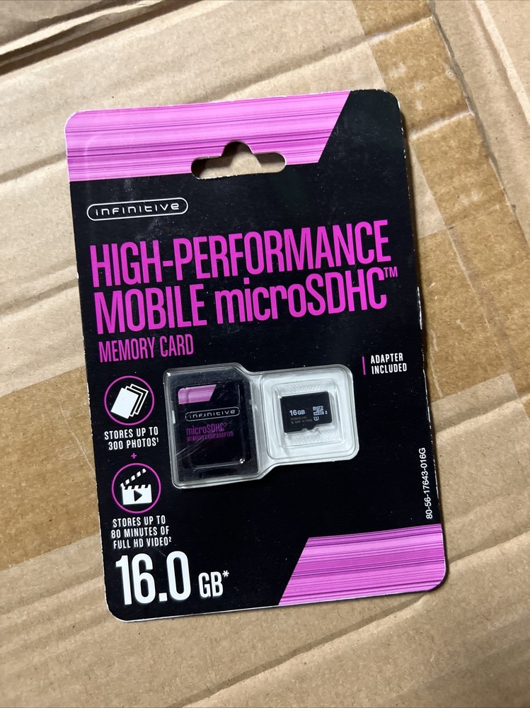 ⚡Infinitive High Performance Mobile microSDHC Memory Card 16GB