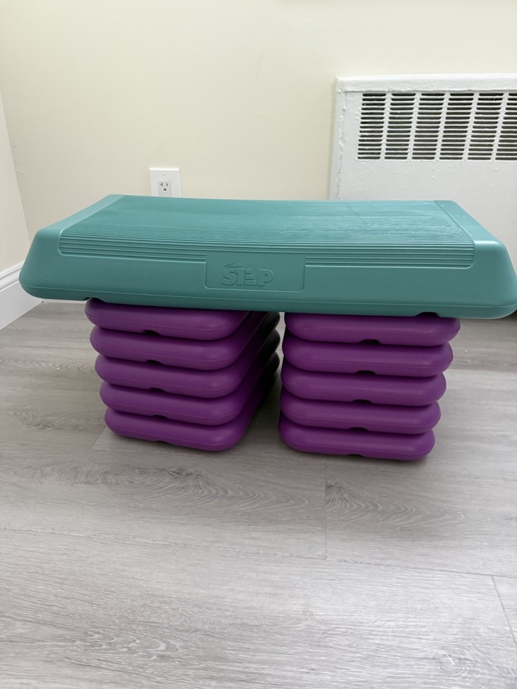 The Step Aerobic Platform w/ 10 Risers