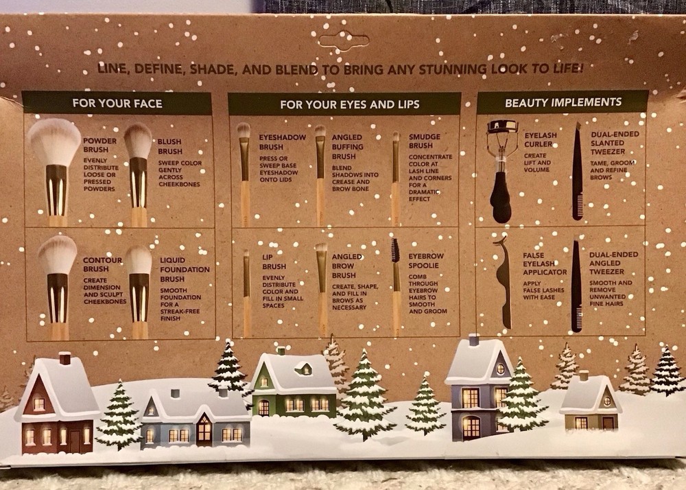 NIB Winter Chic Eyes & Face Tool Set - 14 Pcs
