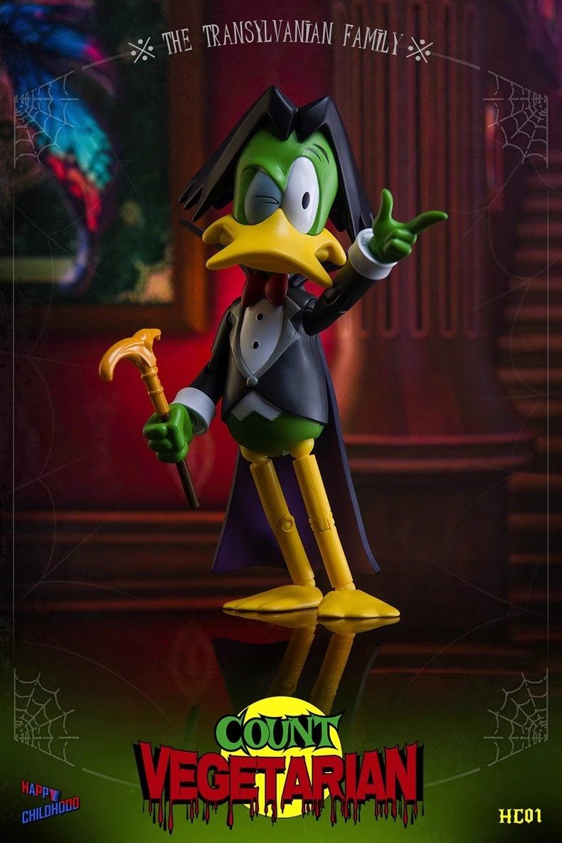 HAPPY CHILDHOOD Count Duckula Toy HC01 VEGETARIAN COUNT Action Figure Collection