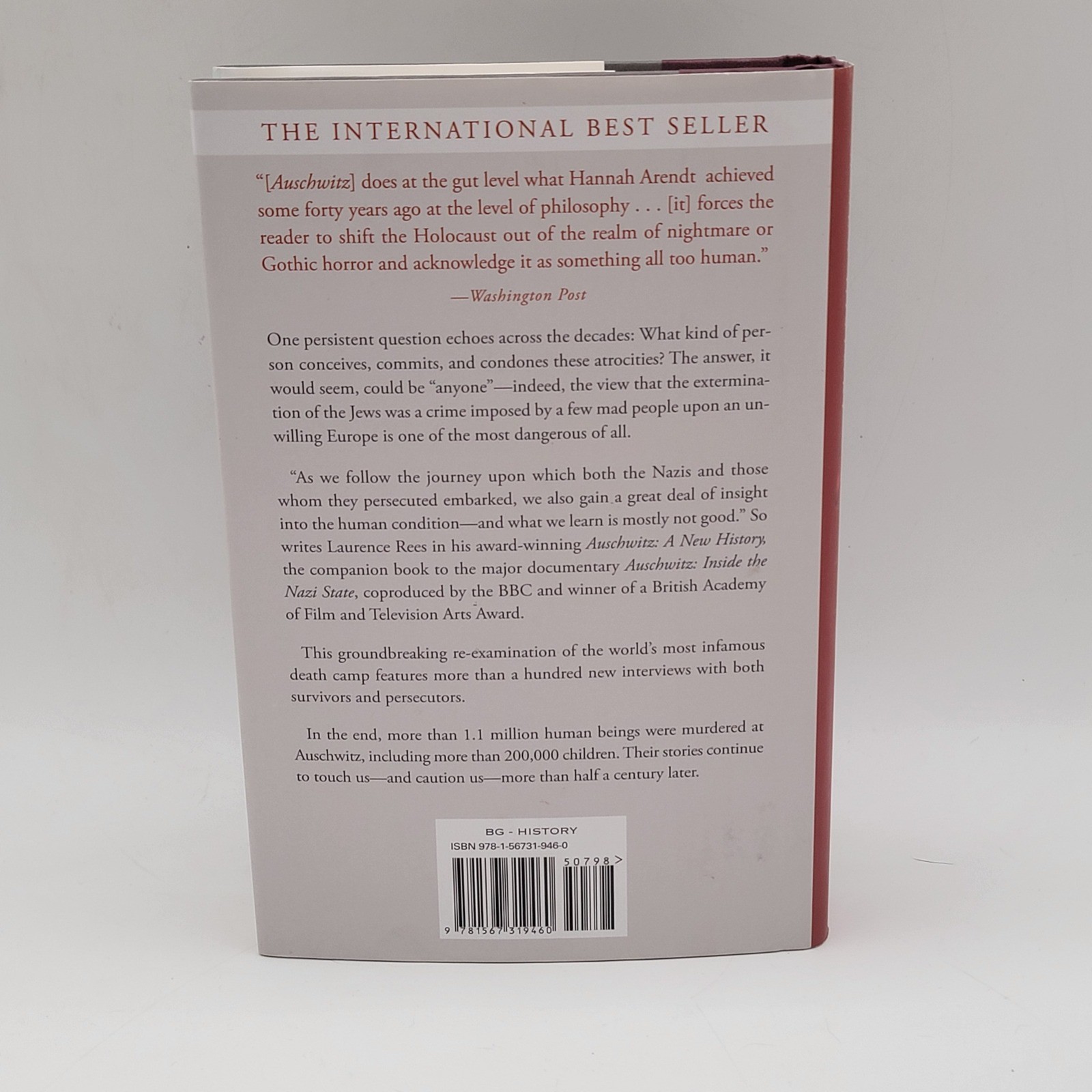 Laurence Rees Auschwitz: A New History Hardcover MJF Books WWII Holocaust