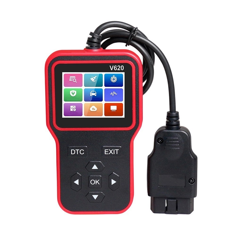 V620 OBD2 Code Reader with Freeze Frame Data Stream MIL Status and Vehicle Info