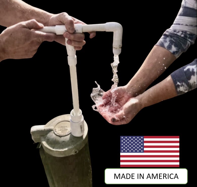 Deep Well Hand Operated Prepper Emergency Survival Manual 150’ Ft Kit