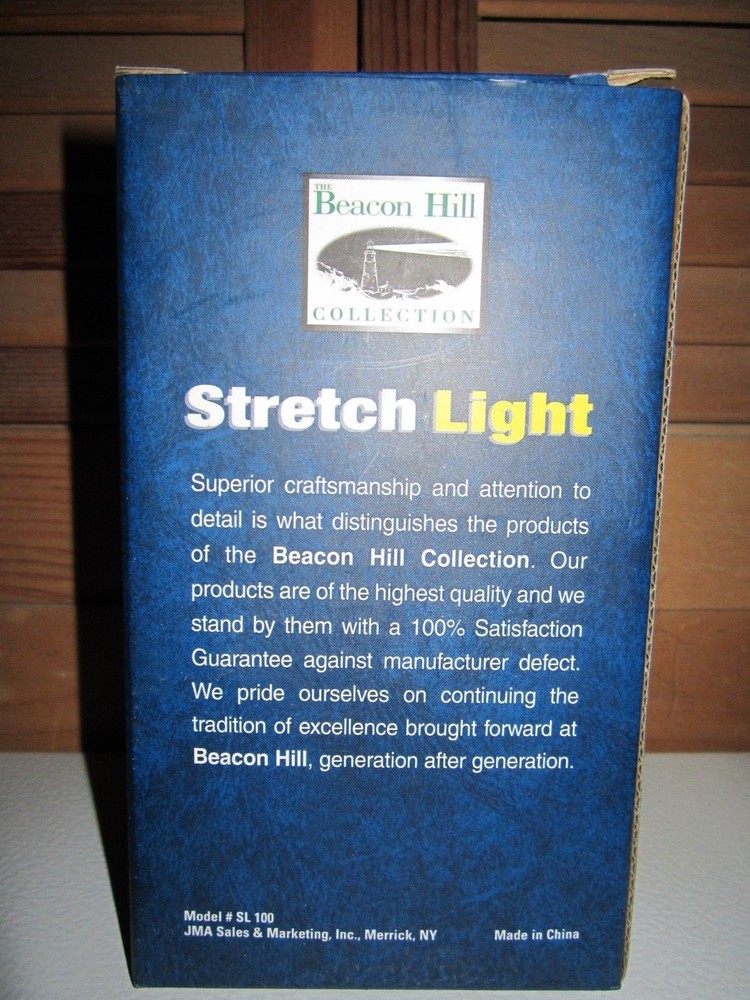 Krypton STRETCH Flashlight Lantern 4.8V using 4C Batteries, w/ spare Xenon bulbs