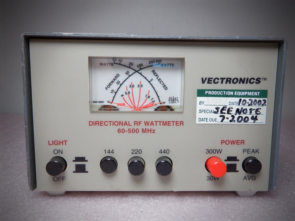 Vectronics Power Directional RF Watt Meter VEC-732