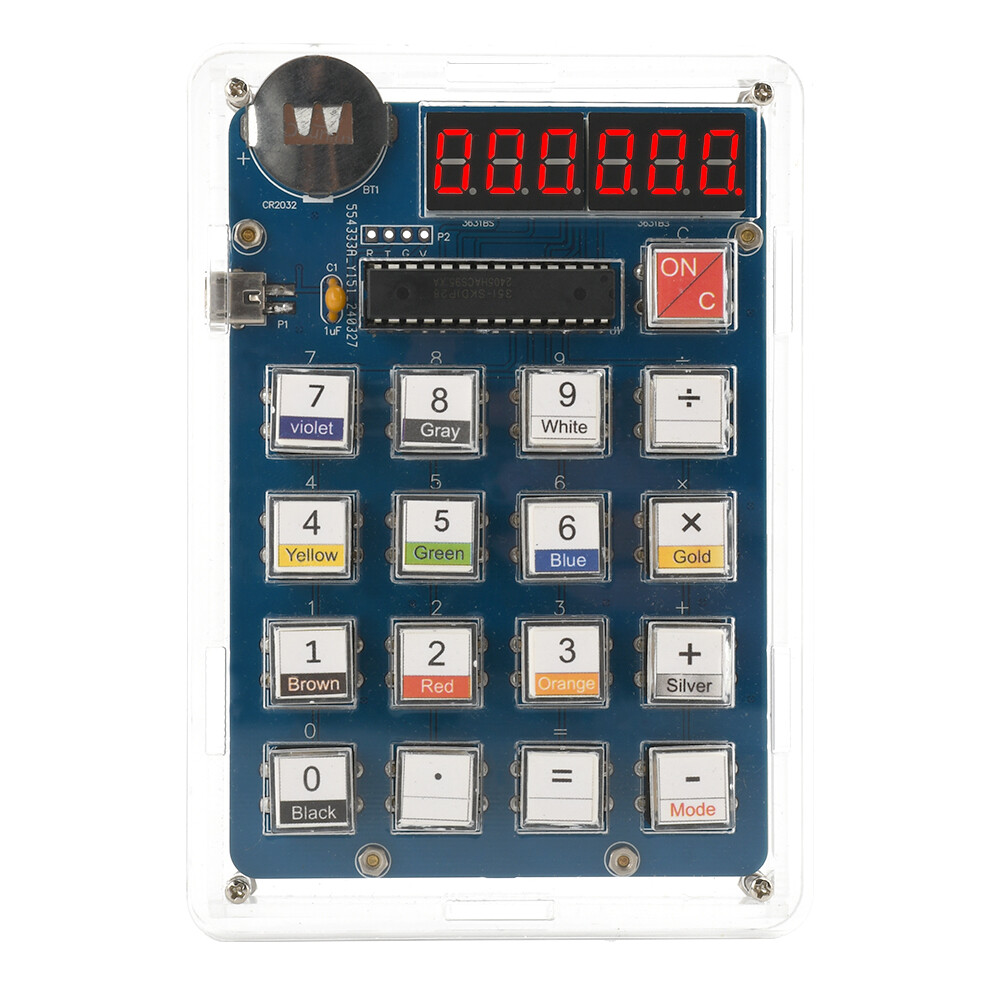 LED Display DIY Calculator Making Electronic Kit MCU Soldering Practice Project