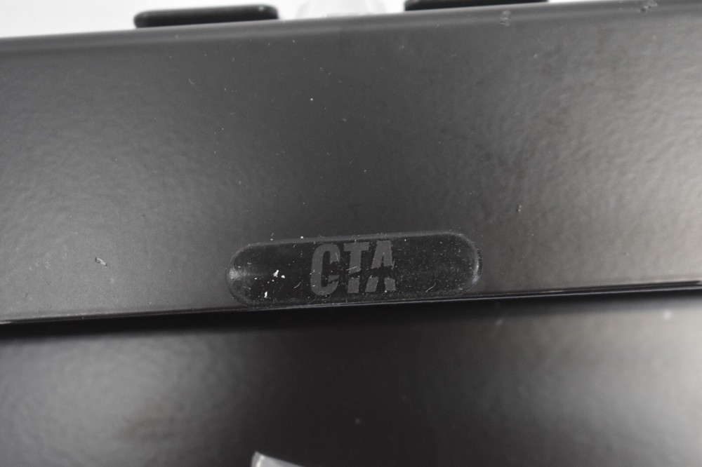 CTA Digital Tablet Locking Wall Mount Unit Enclosure Black Metal Device