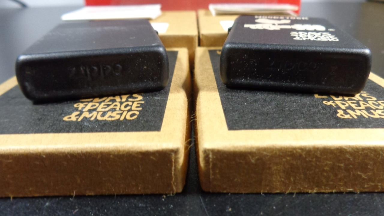2 WOODSTOCK 94 UNFIRED MINT IN BOX ZIPPO FULL SIZE LIGHTERS 2 & 3 DAYS 302/1000