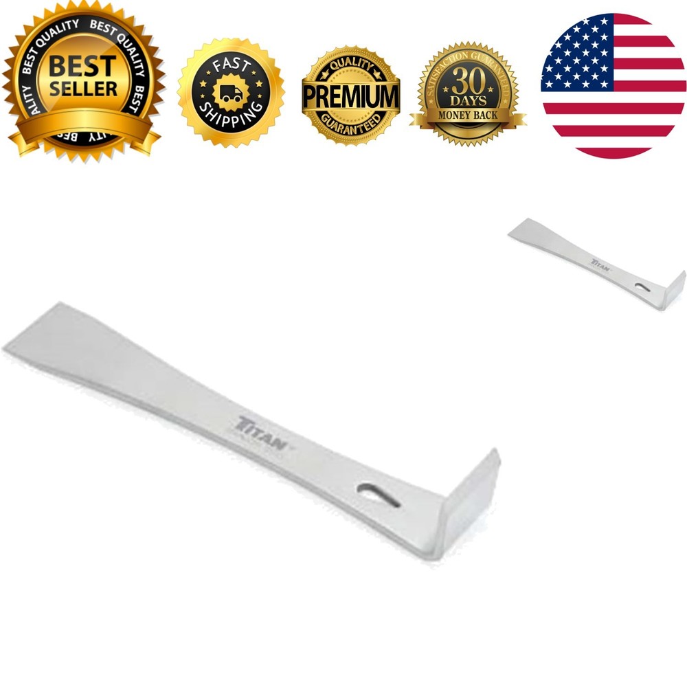 Durable Stainless Steel Pry Bar Scraper with Nail Puller - Tight Space Solution