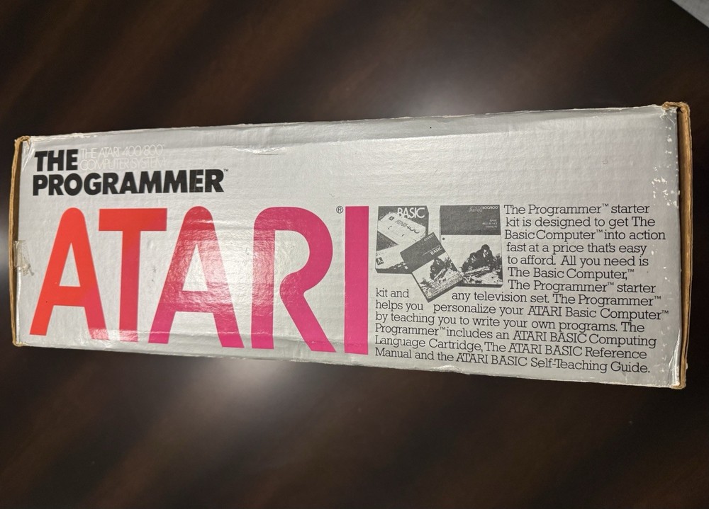 Box & Manuals - Atari The Programmer 400 /800 Computer System (Empty Box)