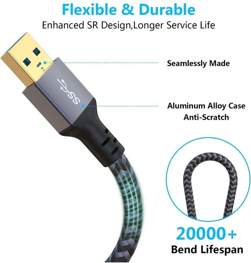 USB Extension Cable 25ft USB 3.0