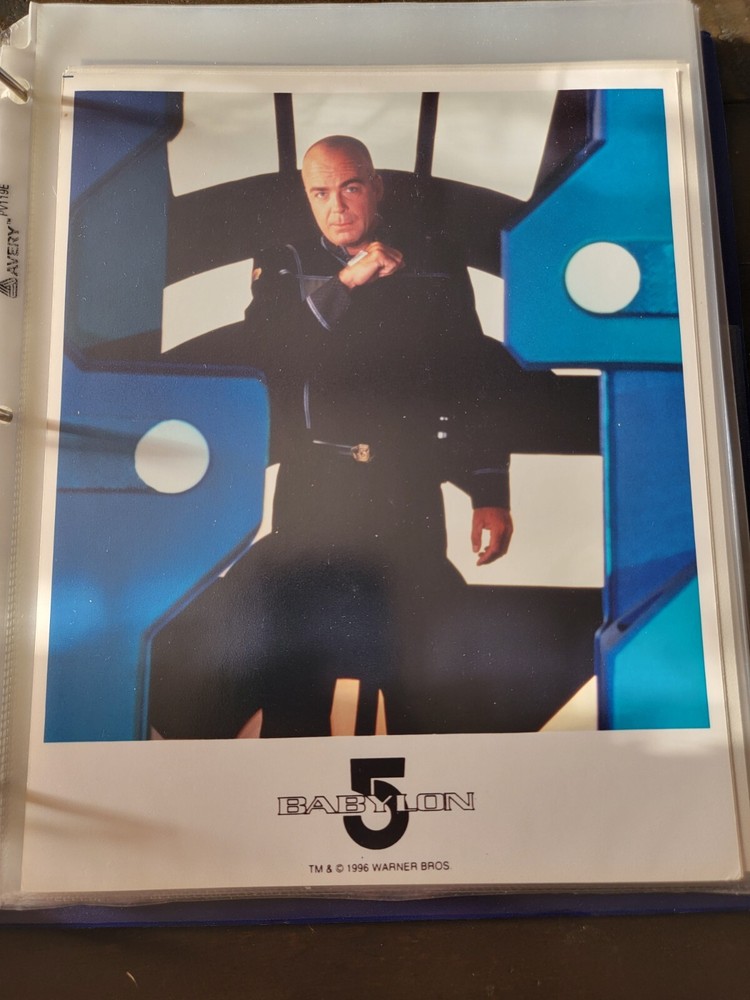 12 Different 8x10 Babylon 5 Characters photos
