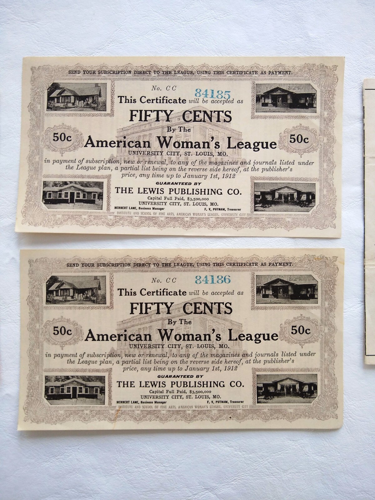 Women’s League, Voters, Liberty Bonds Lot of 4 Ephemera NYC & St Louis Paper