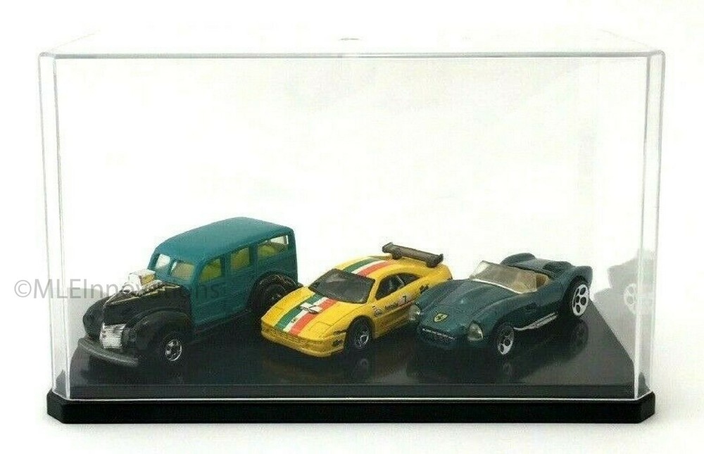 ✅ Model Toy Display Case Rectangle Small Clear Plastic Box Dust Proof Car UV