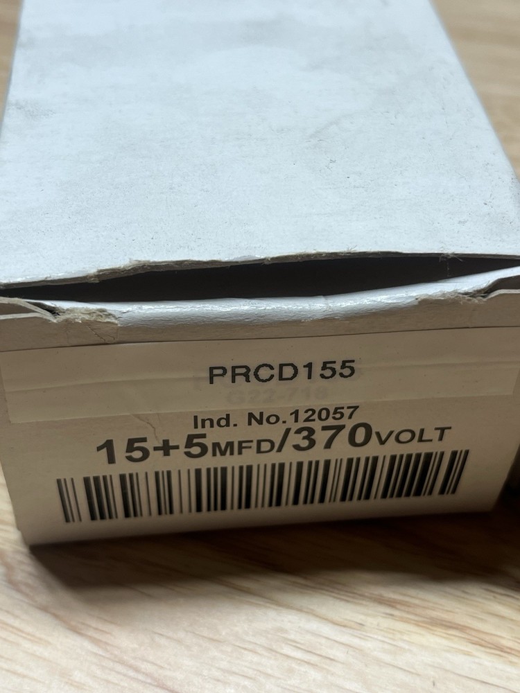 Packard PRCD155 Oval Run Capacitor 370V