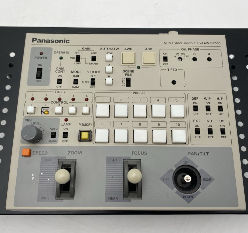 Panasonic AW-RP505P PTZ Camera Control Panel