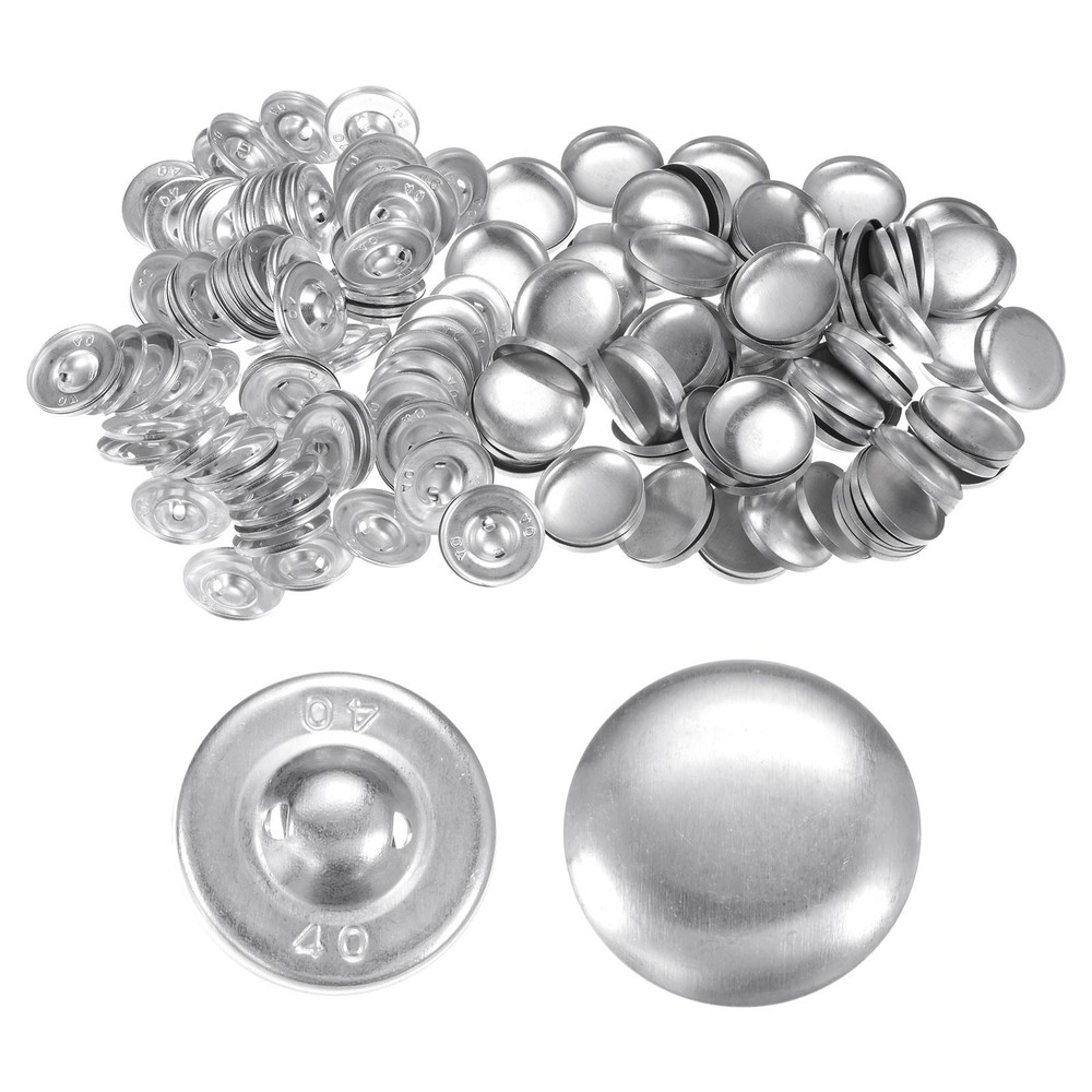 100 Pcs Button Supplies 40L(25.4mm/1") for Button Maker Machine