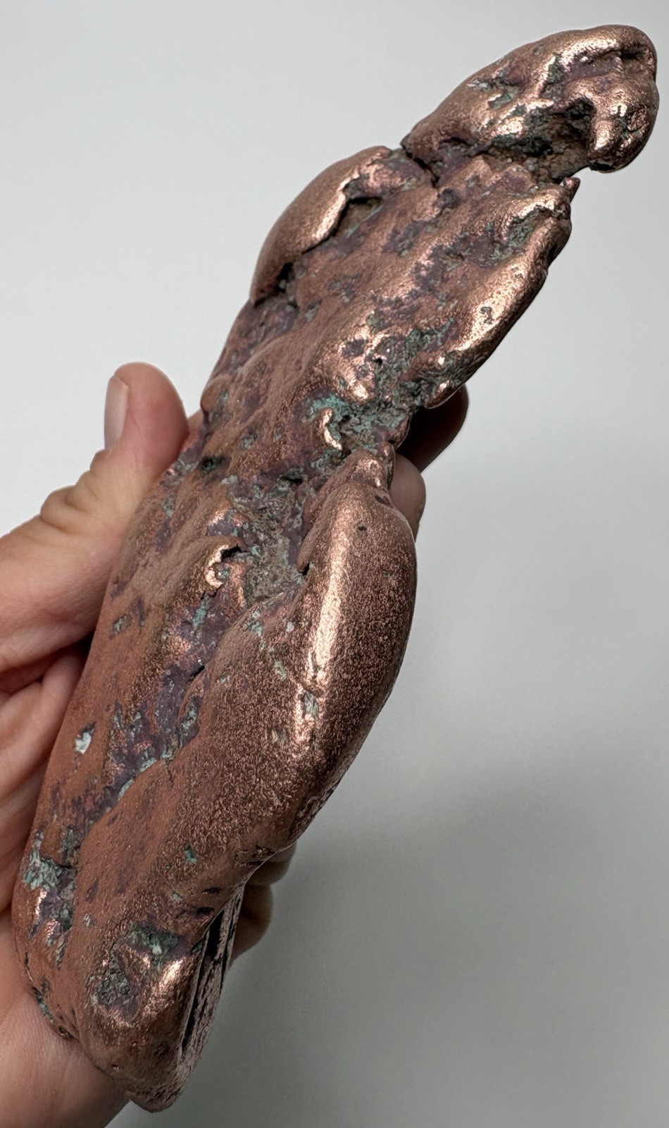 Pure Native Michigan Float Copper Mineral Specimen Lake Superior Keweenaw