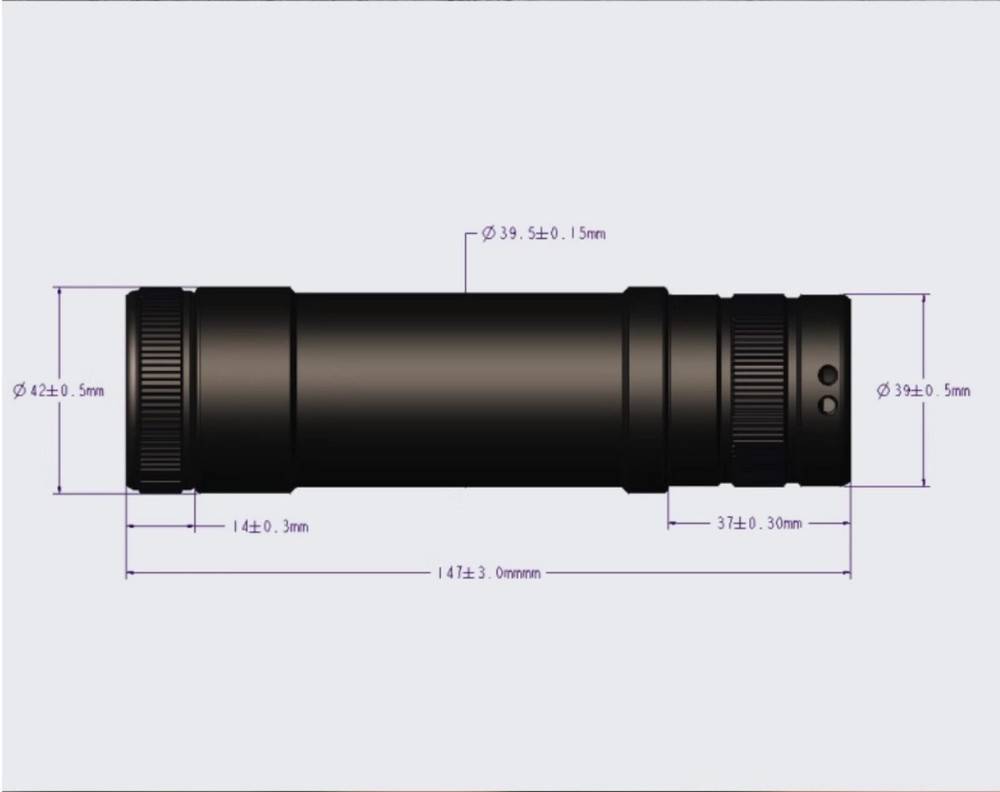 638nm Waterproof Red Diving Laser Pointer Module Underwater Indicator Lights