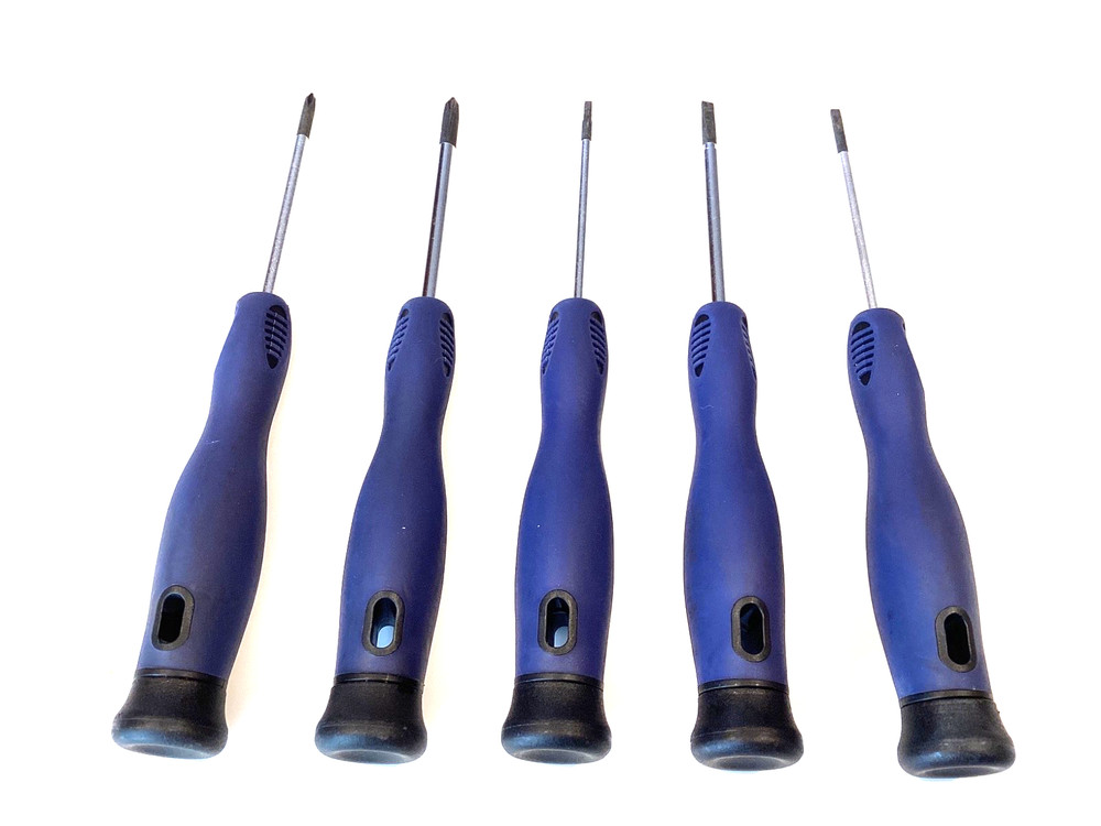 Cornwell Tool CSDP7S 5 Piece Soft Grip Pro Precision Screwdriver Set Spinner Top