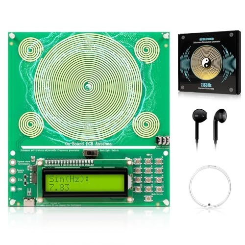 Healing Frequency Generator | Adjustable 0.01-200000Hz Resonator Machine | Type-