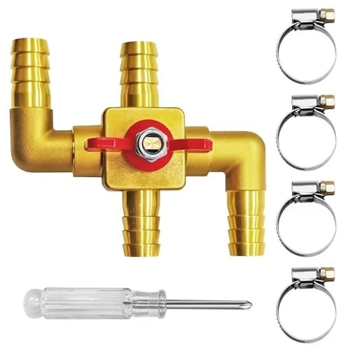Solid Brass 5/8'' 4-Way Heater Control Valve – Automotive Heater Core Bypass