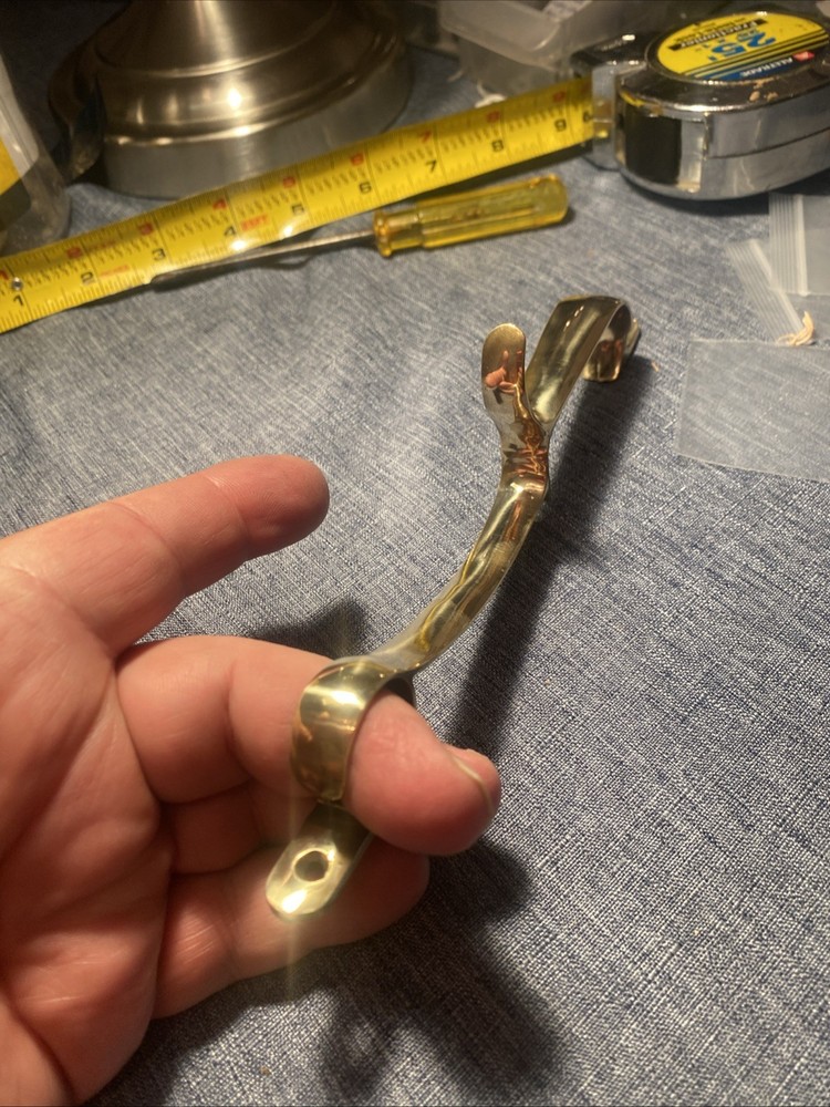 Brass Trigger Guard from a CVA Hawkins Muzzleloader With Screws.