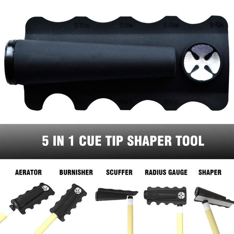 Durability Pool Corrector Billiards Pool Cue Tip Trimmer Repair Tool