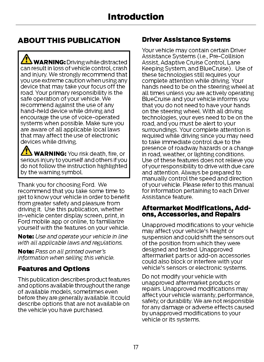 2026 Ford Maverick Owners Manual User Guide - FULL COLOR PRINTED