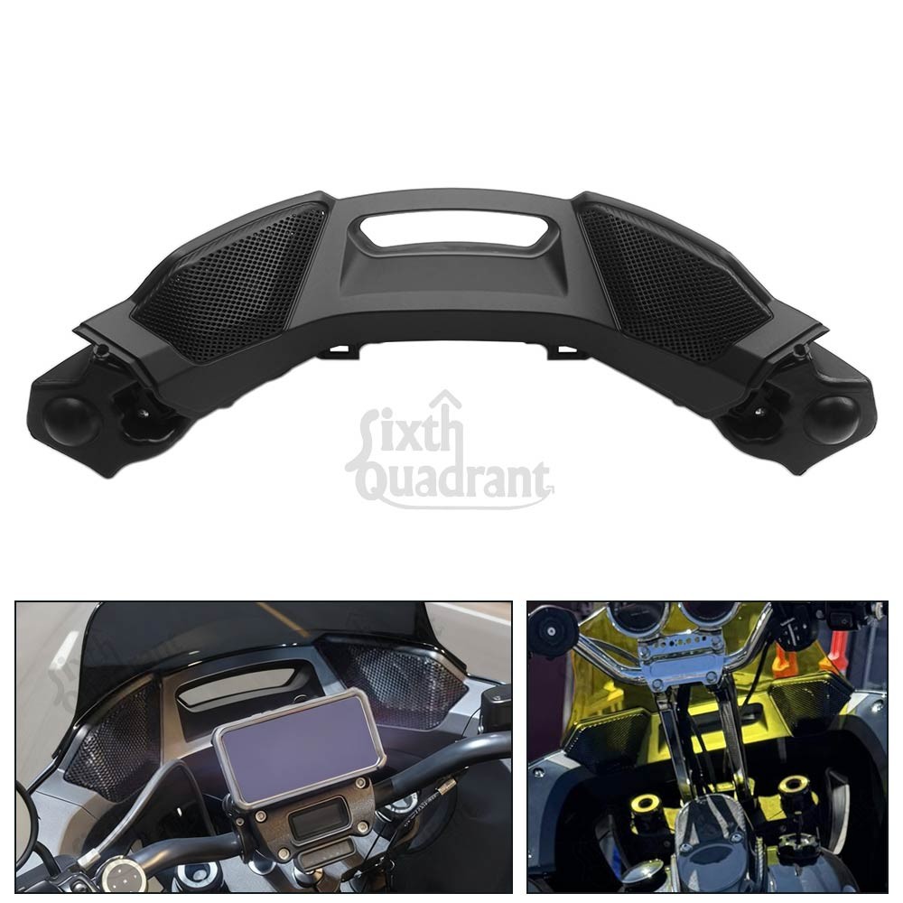 Black Inner Fairing Audio Kit For Harley Softail Lowrider ST FXLRST 2022-2024 25