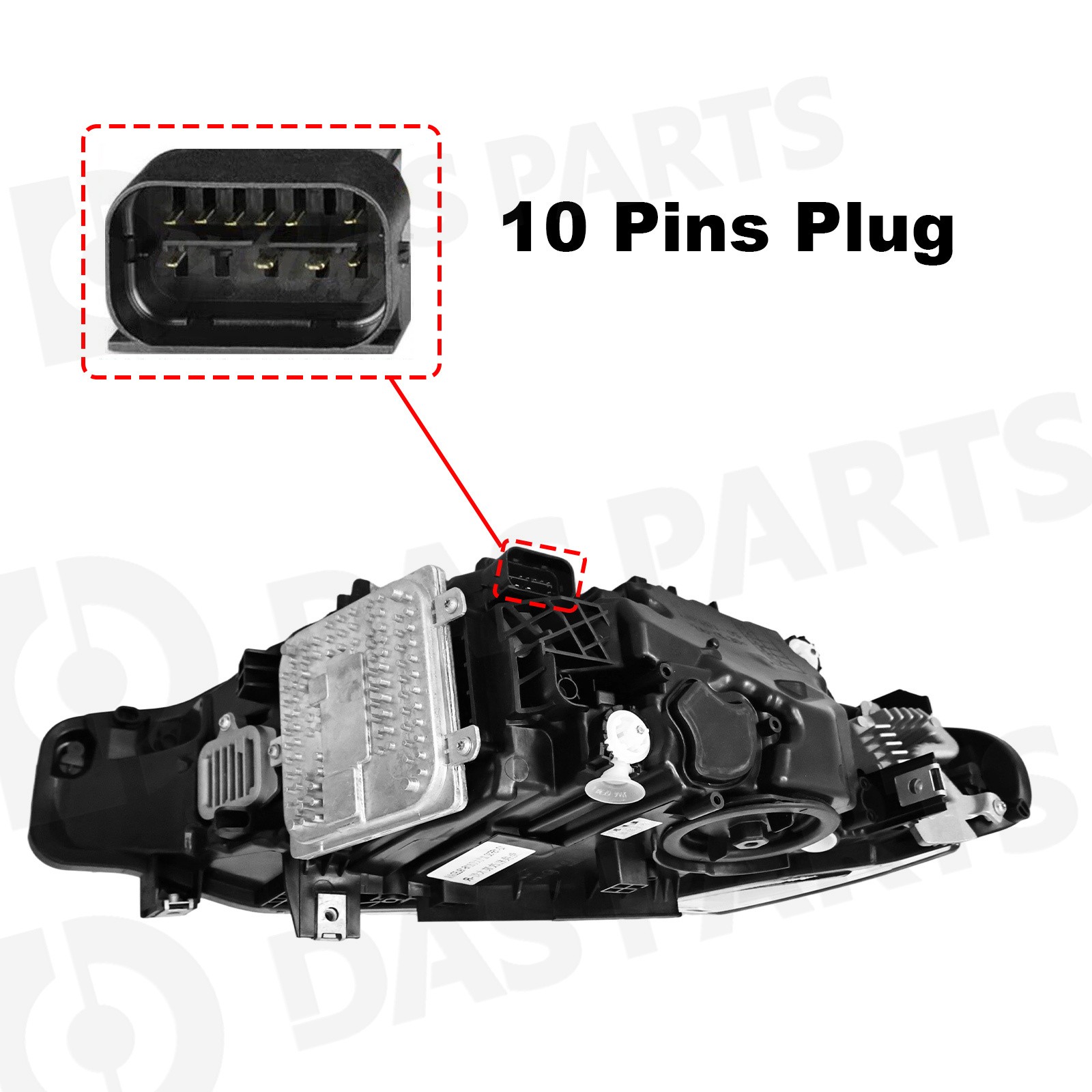For 2012-15 BMW F30 320i 328i 335i DRL Headlight Full LED LCI Style fit Halogen