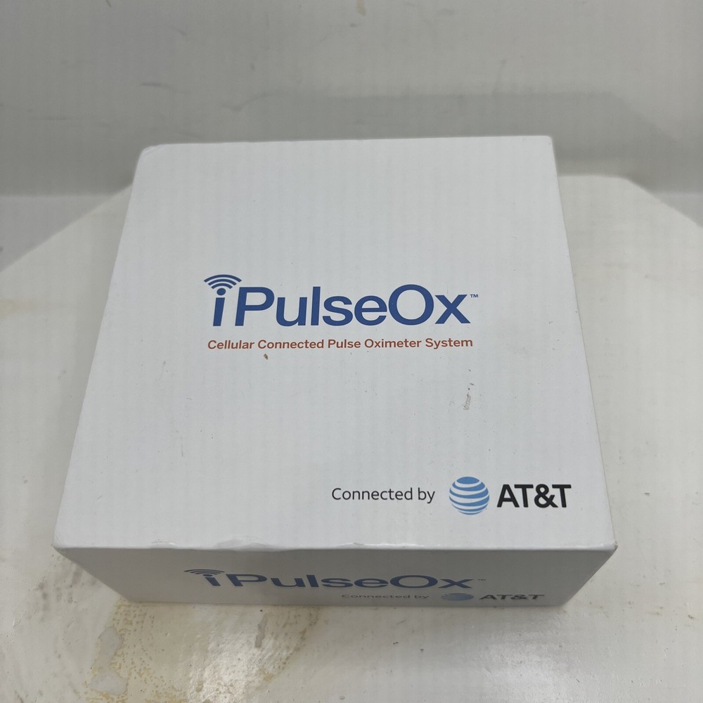 iPulseOx Fingertip Cellular Connected Pulse Oximeter System New In Box