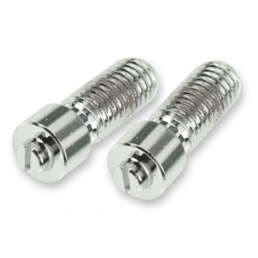 Kluson Brass Harmonica Tune-O-Matic Bridge Post Set Chrome