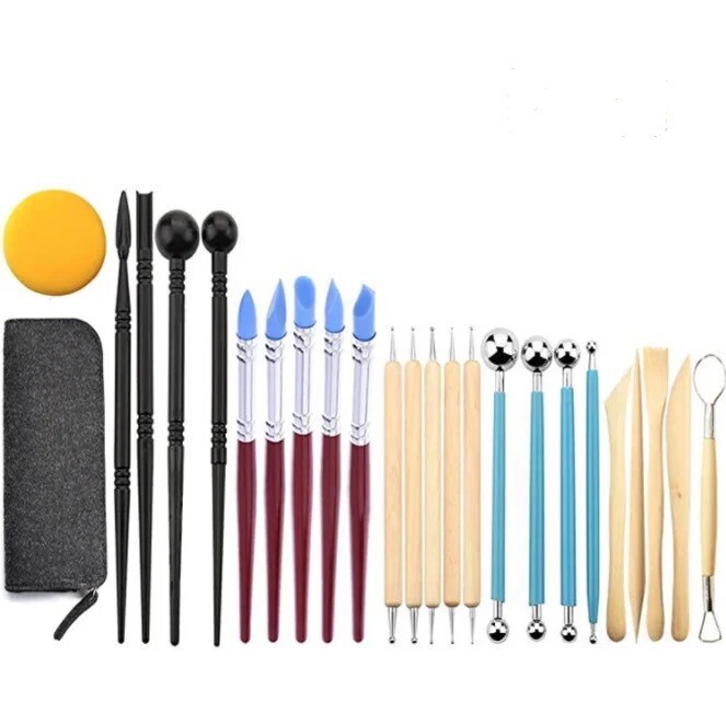 Polymer Clay Tools, Pottery tool, Modeling Clay Sculpting Tools Set