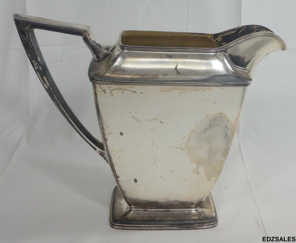 Pairpoint W.M. Mounts Silver Plate Water Serving Pitcher