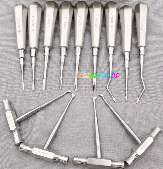 1x Dental Tooth Luxating Elevators Elevator Apical Root Tip Extraction Tools