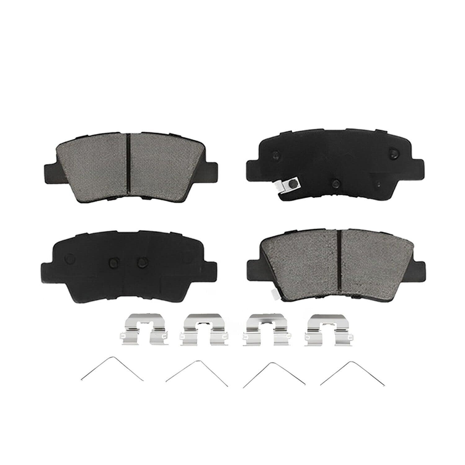 Front Disc Rotors + Ceramic Brake Pads for 2017 2018 2019 2020 Hyundai Elantra