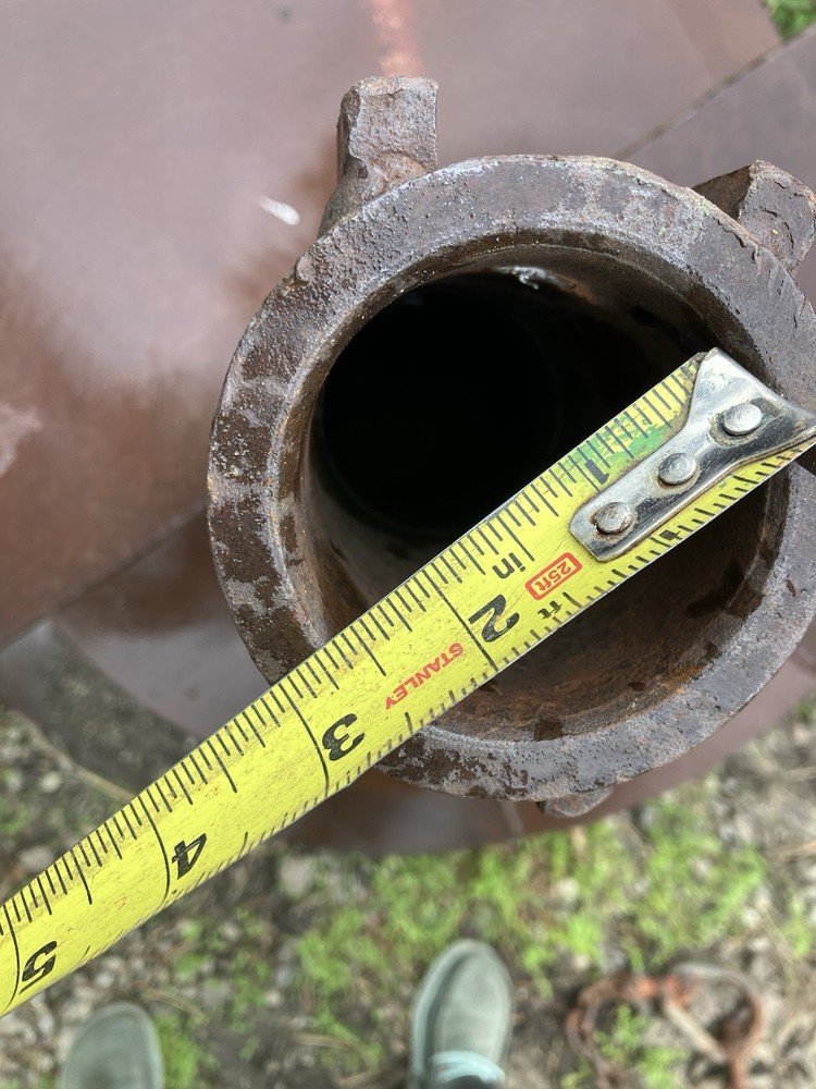 48" Diameter Auger Bit With Round Coupling For 2-9/16” Diameter Auger Drive