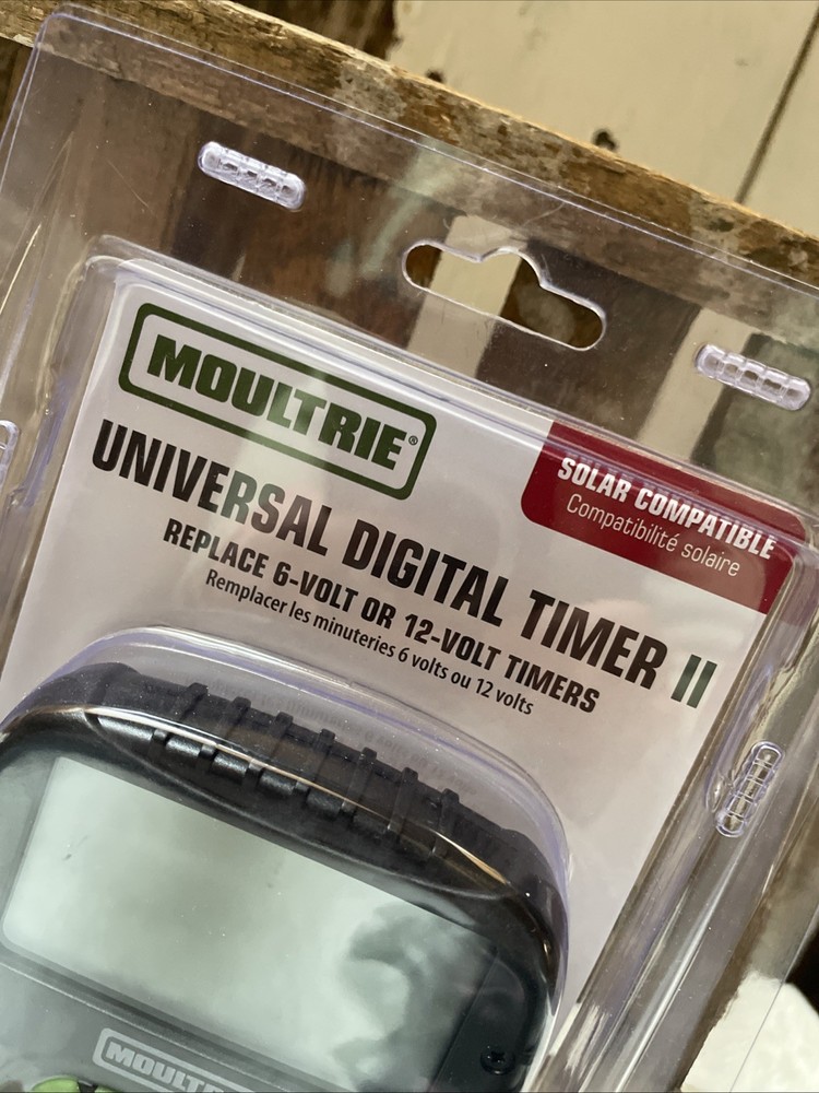 Moultrie Universal Digital Timer II Feeder Accessory 6, 12 Volt Timer MFA-13461