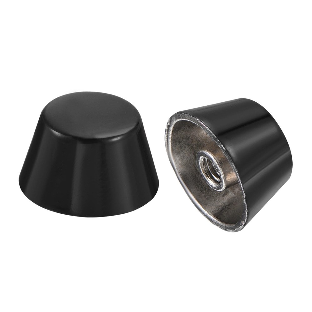 12x7mm Rivet Studs Screw Back Flat Cable Feet Stud Bright Tip 10pcs